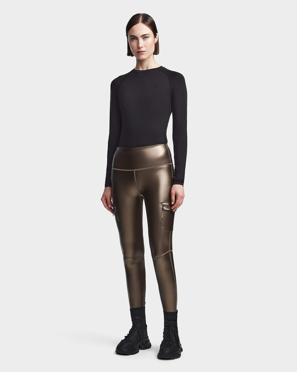 Women's metallic leggings SIEN P