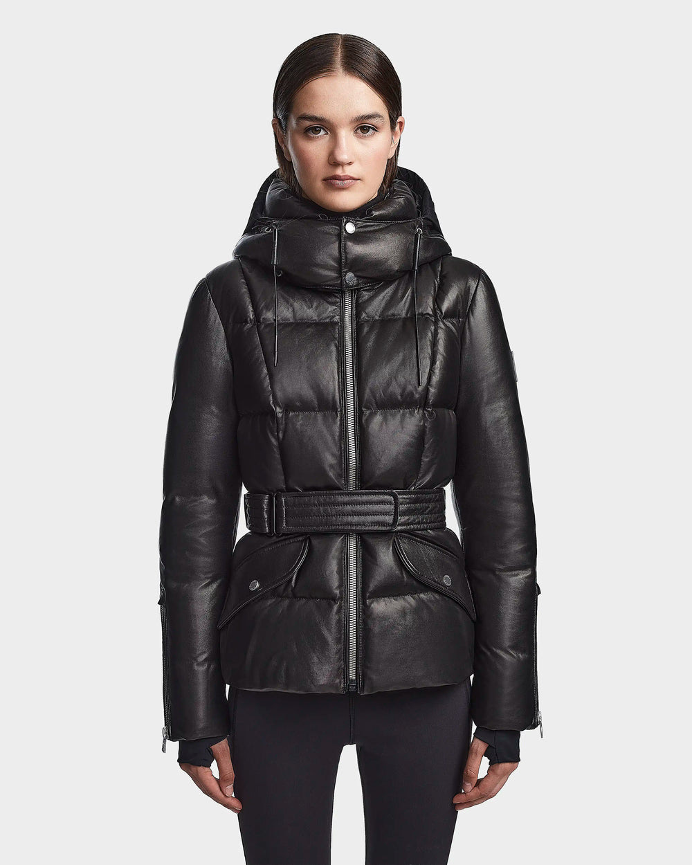 RUDSAK CAIRA X Women's Leather Down Puffer Jacket | Warmth & Style