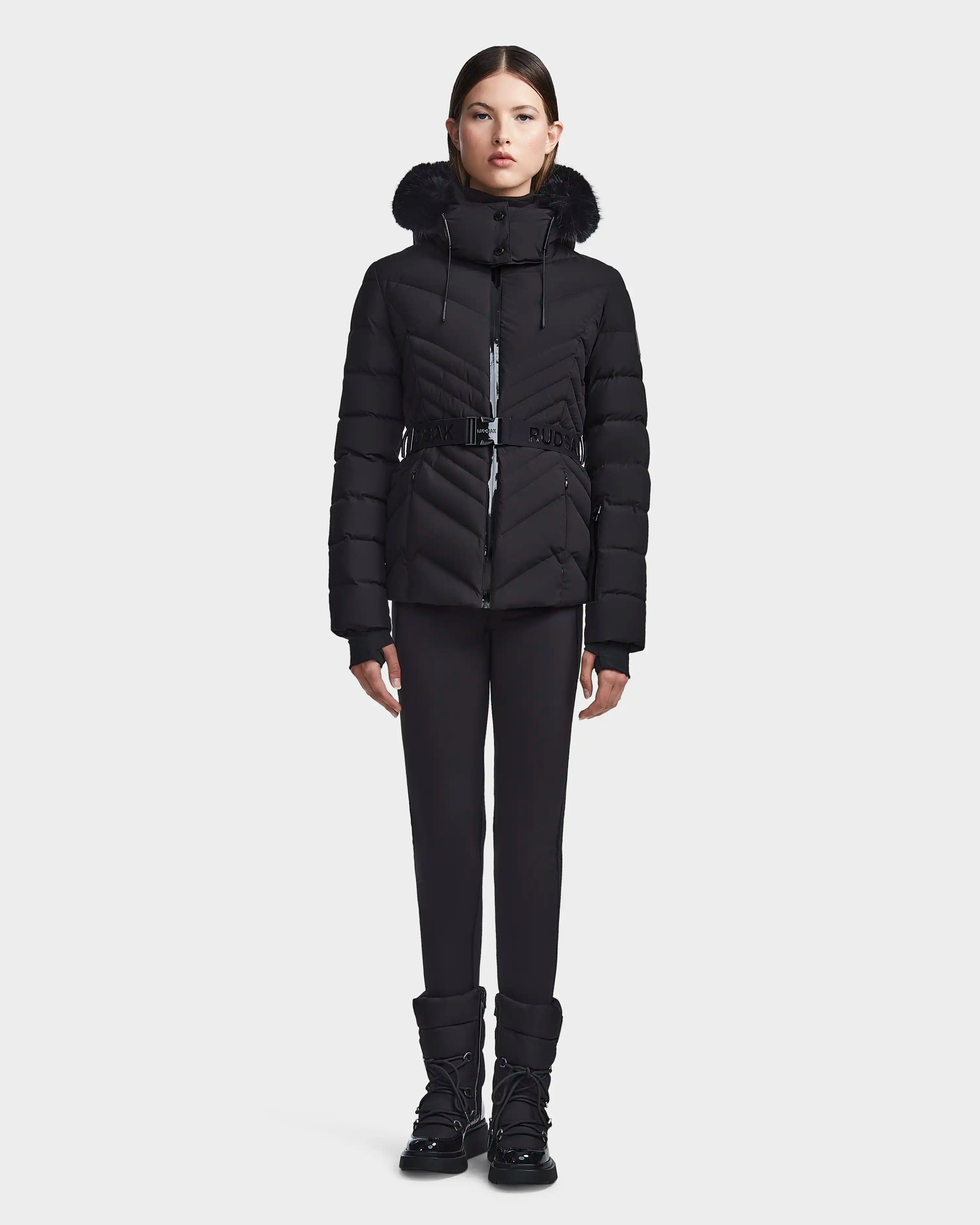 Women's Down Puffer MIKKY M Black | RUDSAK – Rudsak International