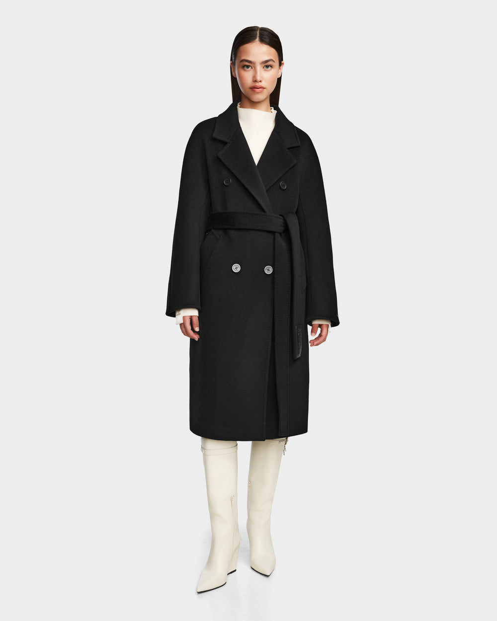 R⭐︎CLASSICAC COAT BLACK KOURT W - 8124702 Black – Rudsak International