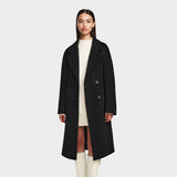 UNDECORATED wool cashmere coatブラック 日本製 UNDECORATED wool cashmere coatブラック 日本製