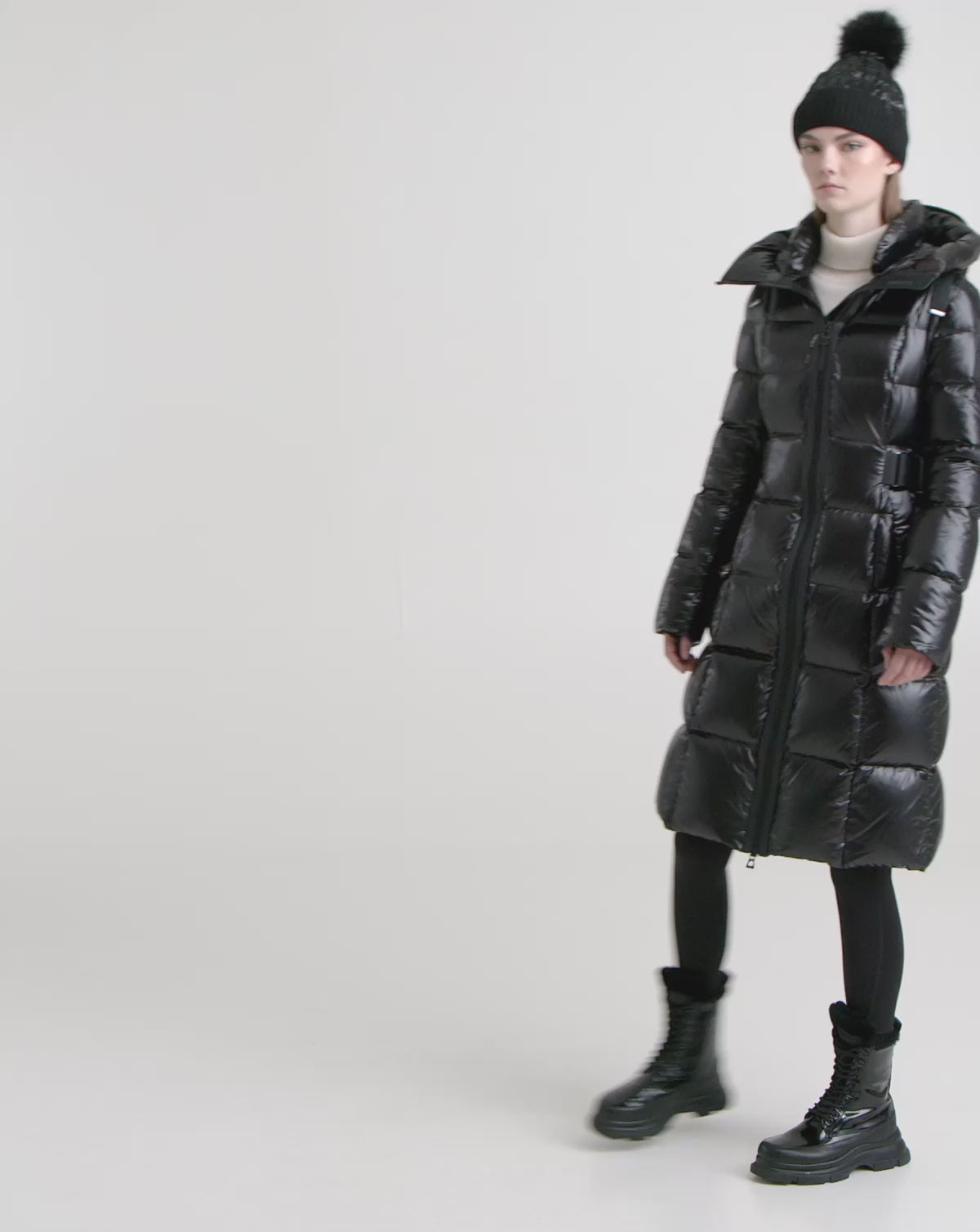 RUDSAK VENICE S Black Quilted Down Puffer | Stylish Women's Coat