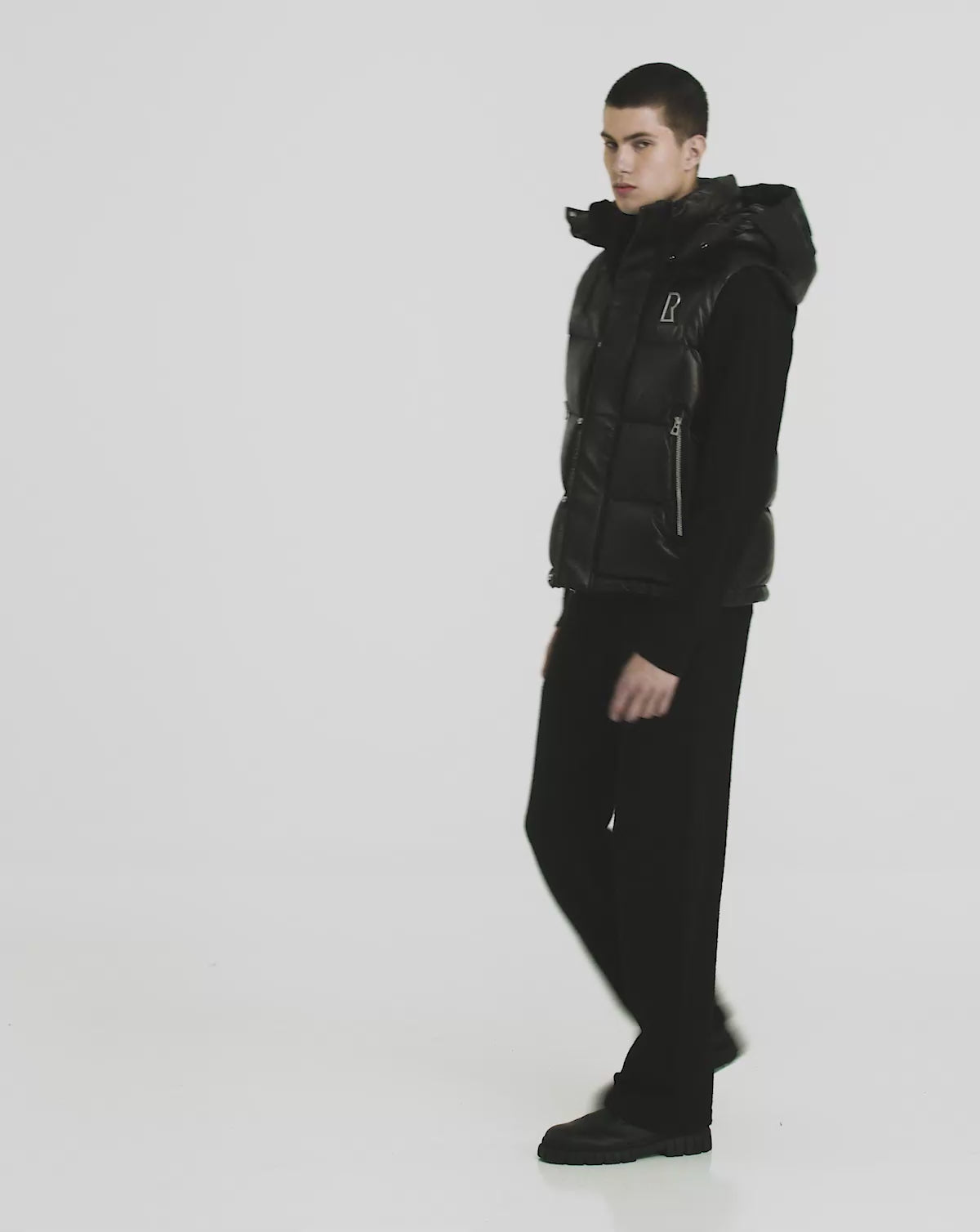 メンズウェア RUFFLOG TACTICAL PUFFER PANTS BLACK Relaxed Fit BDU Cargo Pants Black & Camouflage Zip Fly Mens