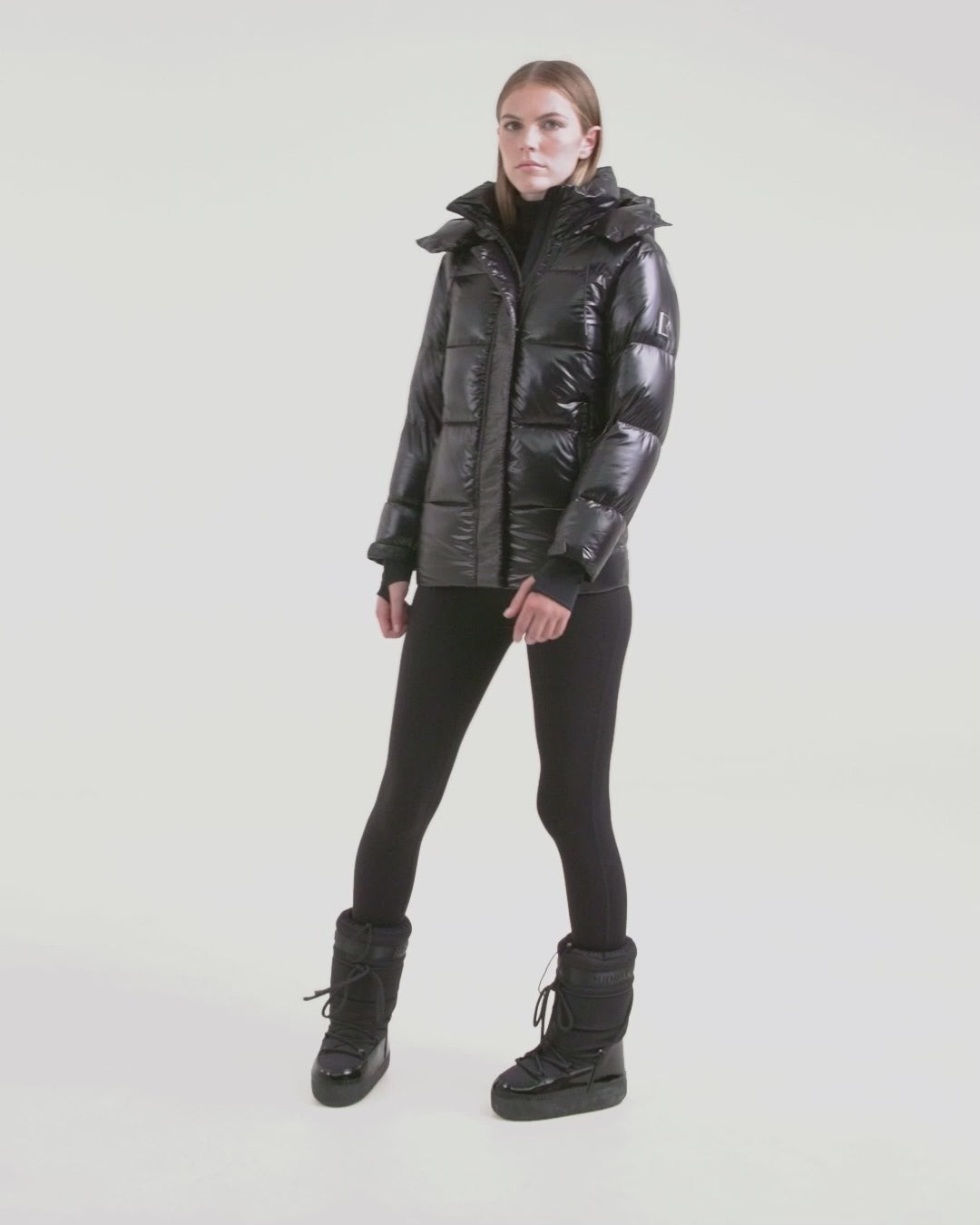 RUDSAK ALESSANDRA S-S Black Down Puffer – Warmth, Style