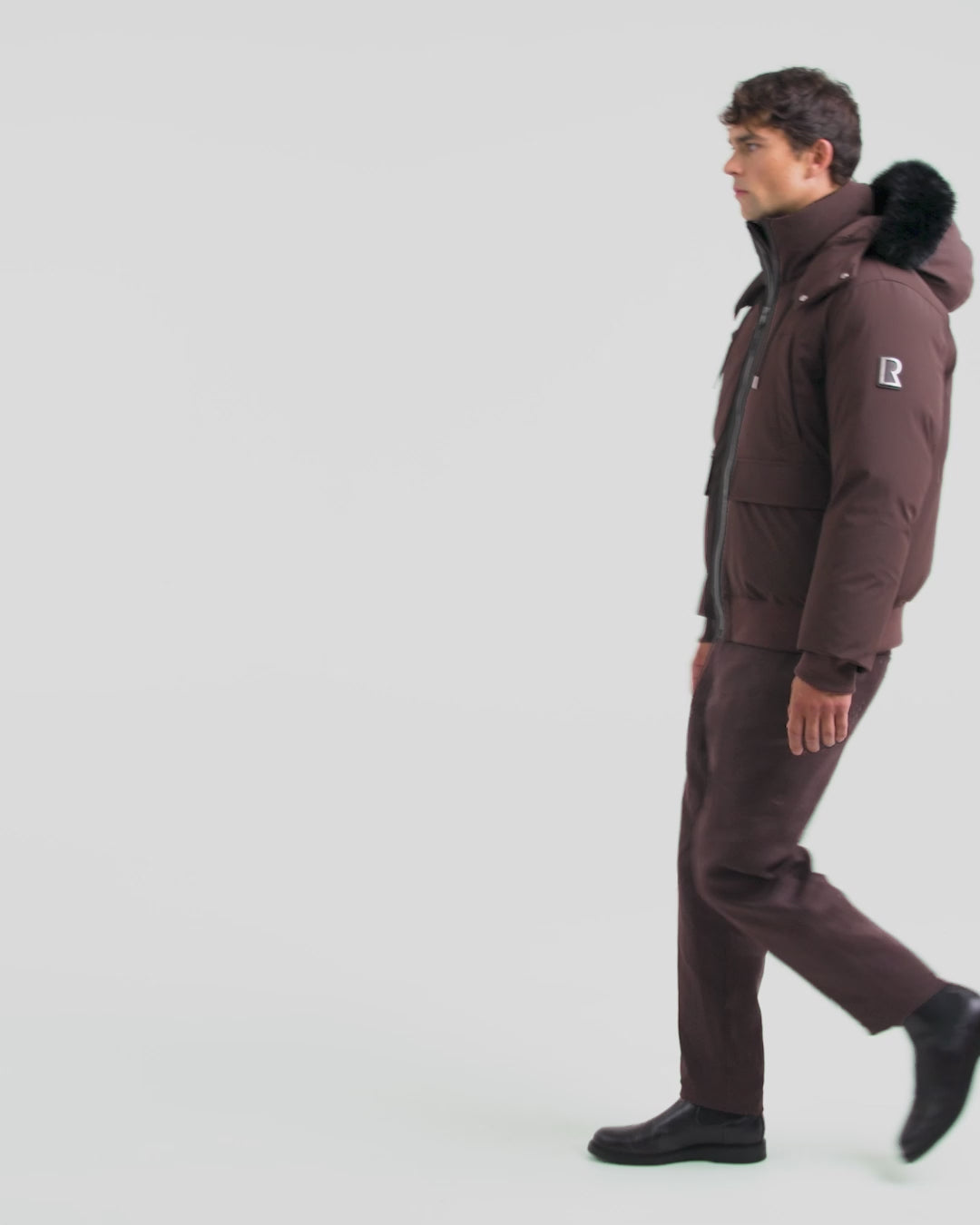 RUDSAK JEROME Men's Down Bomber Jacket - Adaptable Winter Warmth